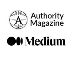Authority Magazine and Medium logos.